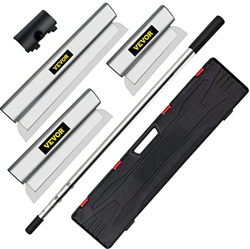 VEVOR Spatola di Finitura, Lama 10/24 / 32 Pollici Peso 5,08 kg Strumento Scremante in Acciaio Inossidabile per La Rimozione di Stucco, Mastice, Gesso, Stucco, Raschiatura, Vernice e Carta da Parati