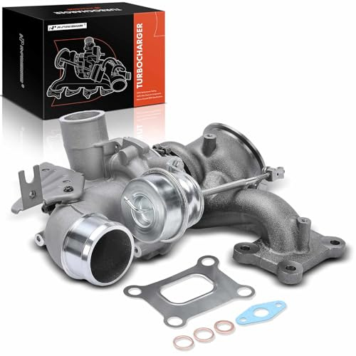 A-Premium K03 Complete Turbo Turbocharger Kit, with Wastegate Actuator & Gasket, Compatible with Ford Edge 2012-2013, Explorer 2012, L4 2.0L, Replace# 5303-970-0600