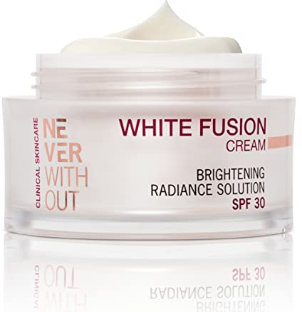 White Fusion Rich Anti-Ageing Face Cream SPF 30 with Retinol & Broad-Spectrum UVA/UVB Filters - Brightens Skin, Reduces Pigmentation & Wrinkles - 24H Hydration, Anti-Wrinkle Moisturiser