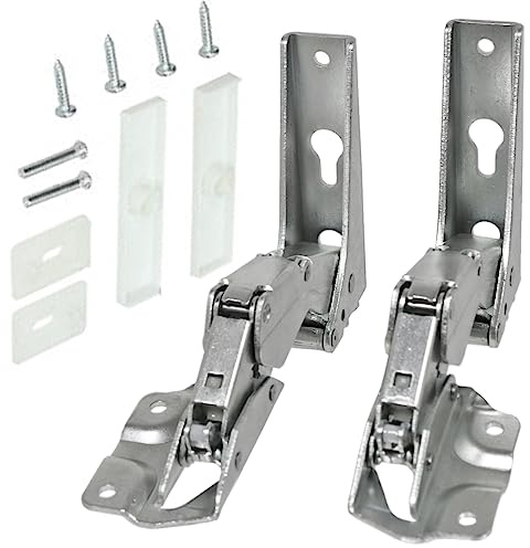 SPARES2GO Integriertes oberes und unteres Türscharnier-Set, kompatibel mit Hettich Kühl-Gefrierschrank 3905 3362 3363 5.0 41,5