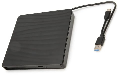 Bewinner Externes 5-Gbit/S-DVD-Laufwerksgehäuse für Laptops, Typ C USB 3.0 DVD-Laufwerksgehäuse, CD-Laufwerksbox, Tragbares, Schlankes Optisches Laufwerksgehäuse-Kit für 9,5 Mm 9 Mm S ATA