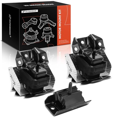 A-Premium 3PCS Engine Motor and Transmission Mount Set Compatible with Chevrolet Silverado 1500 2500 3500 Tahoe Suburban Avalanche & GMC Sierra 1500 Yukon & Cadillac Escalade, Replace# A5365 A2811