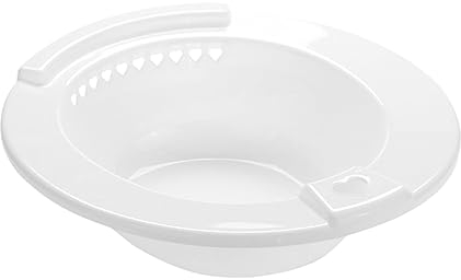 Healvian Badewanne Sitzbad Badebecken verdicken Waschbecken Gefangenschaft Bidet schwangere Frau Hintern Becken Weiß
