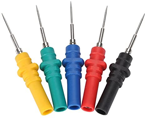 Yctze Automotive Oscilloscope Acupuncture Probe Pins Set, Multi-Functional Diagnosis Test Repair Tools Kit for Electrical Testing, Oscilloscope Back Probes