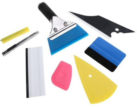 iplusmile 8St Fensterfolien-Rakel-Set Wischer für Auto Kfz-Einbausatz Auto-Werkzeuge Autofolie Rakel Autofolie Schaber Autofolie Fensterfolie Filminstallationsset Fensterfolienrakel