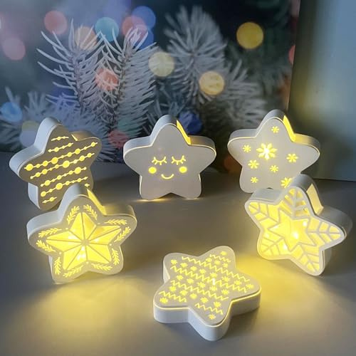 3D Silikonformen Gießformen Stern, 7 Stück Silikonform Sterne Gießformen Silikon Stern Gipsformen Zum Gießen Silikonformen Stern Beton Zum Gießen Silikonform Sommer Weihnachten für DIY Handwerk (A)
