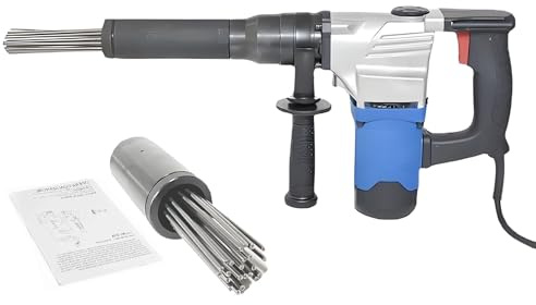 Escarificador de Agujas Universal 1100W - Pistola Eléctrica Anticorrosión, Pistola de Eliminación de Óxido Tipo Agujas, Herramienta para Eliminar Escoria de Soldadura,110V