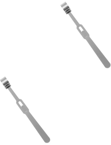 Cabilock 2 Piezas Agitador de Café Inoxidable Cucharilla de Bar Elegante para Bebidas Calientes y Frías para Whisky y Caliente