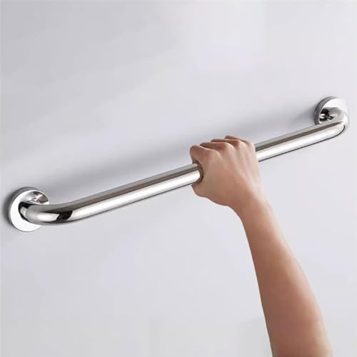 Round Tube Grab Bars for Shower, 30cm 60cm 80cm 1m 1.2m 150cm Stainless Steel Stair Handrail for Walls, Non-Slip Safety Support Handle for Corridor Attic Step Fence Bathroom(4ft/120cm)