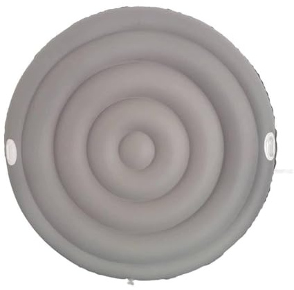 BlissfulAbode Bâche de piscine gonflable ronde à économie d'énergie - Résistante aux UV et facile à entretenir - 165 cm