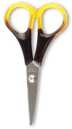 Rockingham Forge Sister Ciseaux à ongles droits, lame en acier inoxydable de 4 cm, manche effet écaille de tortue – Petits ciseaux tranchants pour les ongles, les ongles des pieds et les sourcils