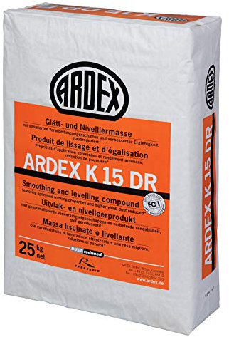 Ardex K 15 DR glätt et de nivellement Masse 25 kg/Sac