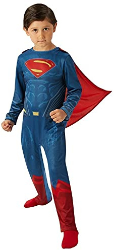 DC Comics Warner Bros Dawn of Justice 620426L Rubie's Official Superman barndräkt (stor)