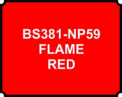 Xtremeauto Aerosol Spray CAN FLAME RED Heat Resistant Paint 400ML…