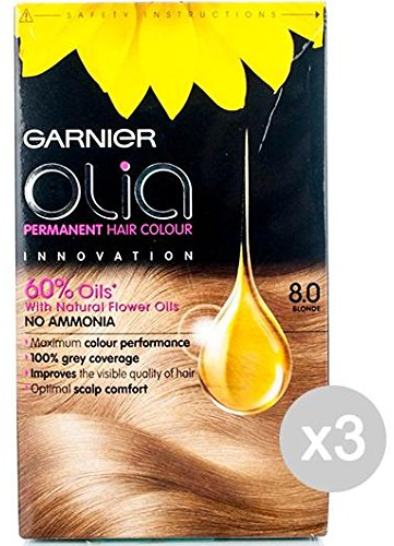 Juego de 3 OLIA Color 5.0 Castaño tinte y color para el cabello