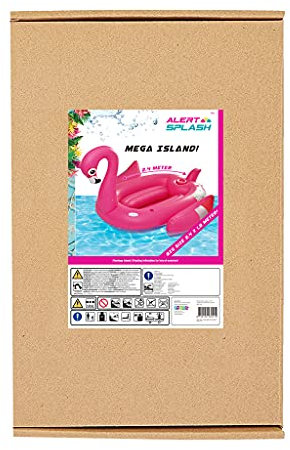 Alert Splash Isola Gonfiabile Fenicottero 240x180 cm