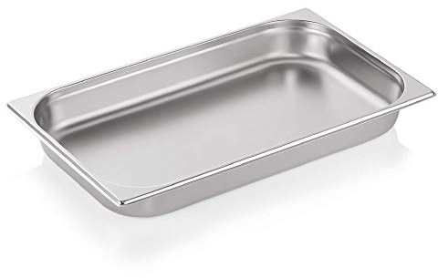 Gastronormbehälter -GN1/1- GN Behälter Container Gastronorm Pans aus Edelstahl, ideal als Sous Vide Behälter, Kombidämpfer, dampfgarer, Chafing dish einsätze, Bain Marie, verschiedene Größen