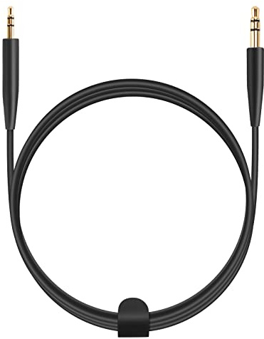 Laipuke Câble Audio 3,5 mm à 2,5 mm - Compatible Avec Casques JBL T500BT, T450BT, T600BTNC, Bose QC25, QC35, QC45, OE2, 700, AKG Y50, Y45, Y40 (1,5m, Noir)