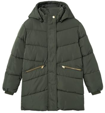 Name IT Mädchen Nkfmemo Jacket Long Tb Steppjacke, Climbing Ivy, 146