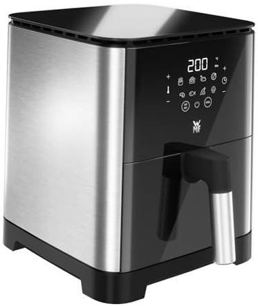 WMF Multi Taste Heißluftfritteuse, Airfryer, 1550 W, 4,6l für 2-4 Personen, gesundes Frittieren, Dörren, Grillen, Heissluftfriteuse mit 8 Programmen, 4,6 LIter Air Fryer, schwarz