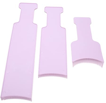 TIKATARER Balayage Board, Set di Strumenti per Evidenziare la Colorazione dei Capelli 3 Pezzi Balayage Highlighting Board per Barbiere Dye Paddle Set per Evidenziazione dei Capelli per