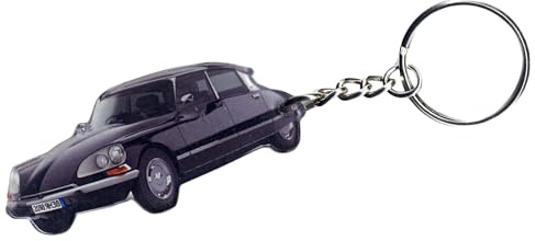 Porte-clés automobile rétro noir