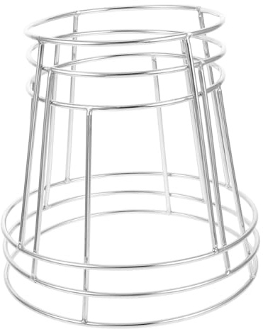 VILLFUL Portapiatti in Acciaio Inox 3 Pezzi, Design a Doppio Livello | Argento, Struttura Creativa per Esposizione e Servizio Buffet su Tavolo
