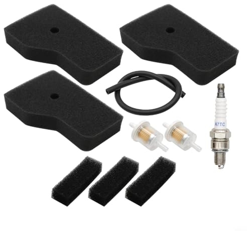 TONIXY Kit de filtre à air générateur 17211-Z07-000 avec 3 éléments, 3 filtres extérieurs, filtres à carburant, tampon d'allumage et tube d'huile pour EB2000/EB2000i/EU2000