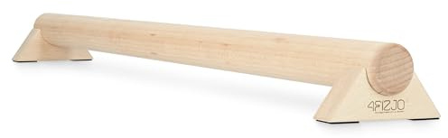 4FIZJO Holzbalken für Gleichgewichtstraining, 100 cm, Balance Beam aus Holz, Fußtrainer, Schwebebalken für Zuhause, Balancierbalken Beam. Gymnastics, Sport