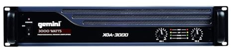 Gemini XGA-3000 - PA Verstärker - Endstufe | 8 Ohm gebrückt 400W RMS | 8 Ohm: 2 x 150W RMS | 4 Ohm: 2 x 200W RMS
