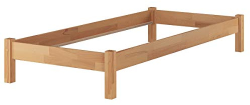 Erst-Holz®Futon-Bettgestell Massive Buche 90 x 200