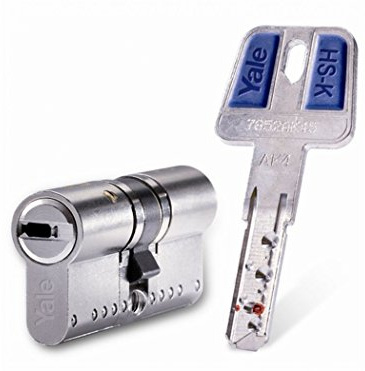 Yale Yale-azbe hsk Modular-Zylinder, 30 x 30 cm, Messing, Silber, Schloss, Tastenfeld, Quadratisch
