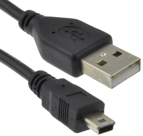 kenable USB 2,0 24AWG Hi-Speed A Vers mini-B 5 Broches câble Alimentation & Données Cordon 0,3 m [0.3 mètre/0,3m]