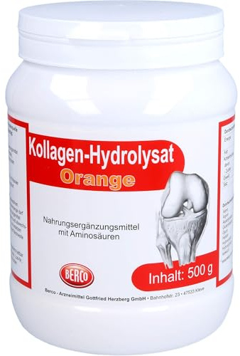 BERCO Kollagen-Hydrolysat Orange Pulver, 500 g Pulver