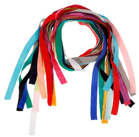 Rosenice Elastic Band, Elasticated Trouser Band, Sewing Elastic Band, 15 Colours, 1 Metre Each, 15 mm Wide