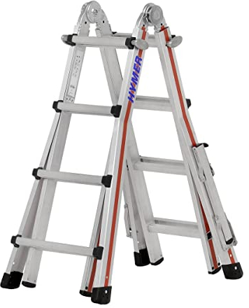 Teleskopleiter Telestep 4x4 Spr. L1,20-4,02m m. Ausleger Hymer 814216