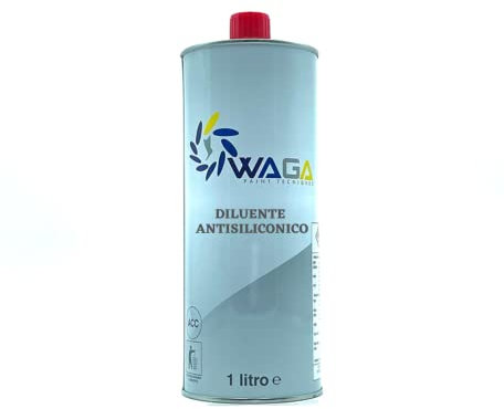 Waga Paint Tecniques - Diluente Antisilicona para carrocerías Desengrasante y Eliminación de Silicona (LT.1)