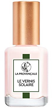 La Provençale Maquillage - Le Vernis Solaire - Vernis à Ongles Longue Tenue - Enrichi en Huile d'Olive Bio AOP Provence - Fini Brillant Laqué - Teinte : Rose Orgeat (108)