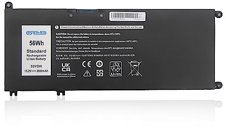Oyomba 33YDH Laptop Akku für Dell Inspiron 15 7577 17 7000 7778 7773 7779 7786 G3 3579 3779 G5 5587 G7 7588 Vostro 7570 7580 Latitude 13 3380 14 3490 15 3580 3590 PVHT1 7FHHV 99NF2