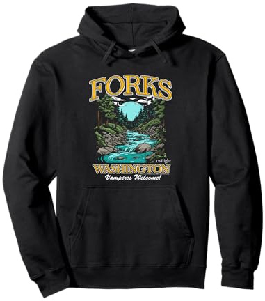 Twilight Forks Washington Vampires Welcome Pullover Hoodie