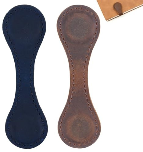 GRKB 2 Pcs Lesezeichen Leder Magnet Lesezeichen Magnetisches Lesezeichen Aus Leder Magnetische Lesezeichen Aus Leder Magnetes Lesezeichen Für Buchliebhaber Freunde Leser Lehrer Kinder
