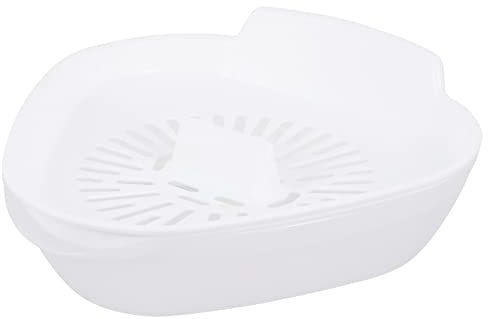 TOPBATHY Microwave Egg Steamer Egg Cooker Capacity Steaming Plate for Home Kitchen Easy to Use Separator for Yolk White