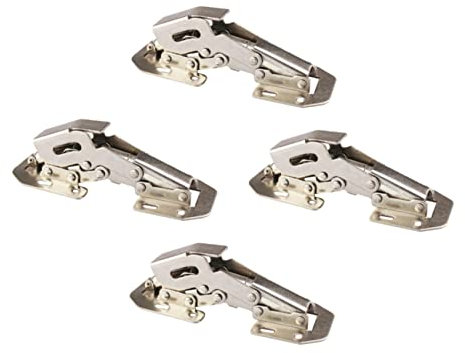 Hoement 4 Pezzi Cerniere Per Porta Dell'armadio in Acciaio Cerniera Ammortizzata Per Mobili Guardaroba Armadietti