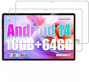 For HOTLIGHT HOTA10-BK 10 inch Tablet Android Tablet Tempered Glass Screen Protector - High Transparency, Scratch Resistant, Anti-Fingerprint(2 Pack)