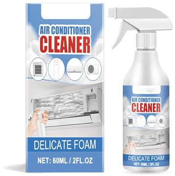 Upgraded Air Conditioner Cleaner Spray - Heavy-Duty AC Coil Cleaner Foam for HVAC, Condenser & Evaporator Coils | Biodegradable Household Air Conditioner Cleaning (1)