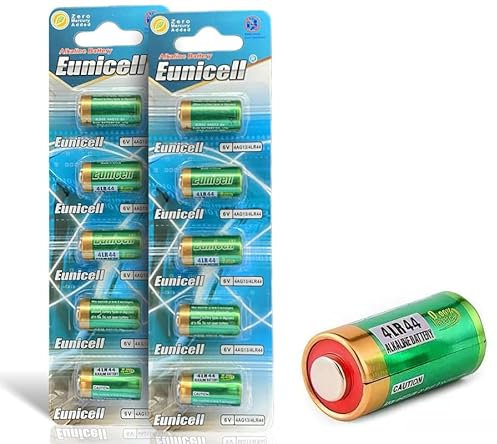 Pack of 5-4LR44/4AG13 Eunicell 6V Alkaline Batteries - Suitable for use in LED lights, Digital Voice Recorders, Toys, Blood Glucose, Cholesterol Testing, Meters, Toys