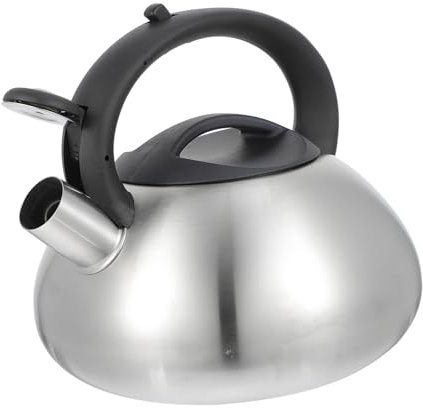 Cabilock Bouilloire Sifflante Acier Inoxydable pour Cuisinière à Gaz Électrique et Induction avec Couvercle Isolant