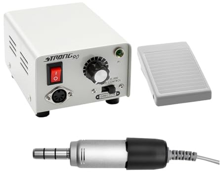 Perceuse à ongles électrique professionnelle 35 000 tr/min vitesses réglables Kit de manucure pour vernis à ongles en acrylique Kit de pédicure