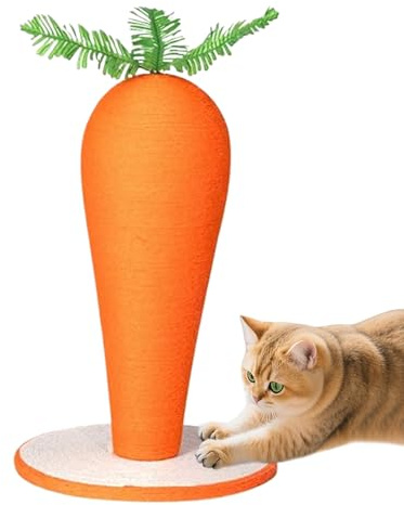Albero Del Gatto A Forma Di Carota Giocattolo Per Alleviare La noia, Albero Da Gratta In Sisal Durevole Per Gatti E Gattini, Raschietto Interattivo Per Pavimento, Uso Esterno, Protegge I Mobili, Idea