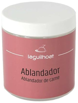 Ablandador de Carne 500 g con enzima proteolítica tipo papaya y piña, para filetes y guisos, mejora textura y jugosidad, tarrina hermética fácil de dosificar para uso doméstico sólo